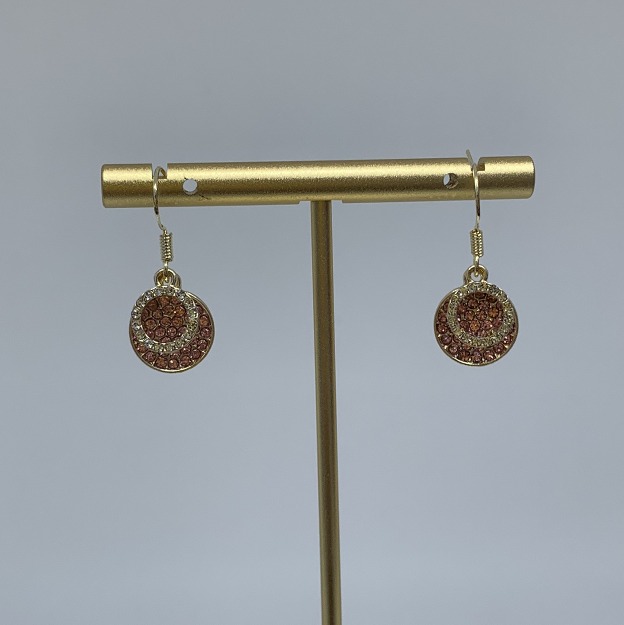 S925 silver needle Pink sweet earring earring