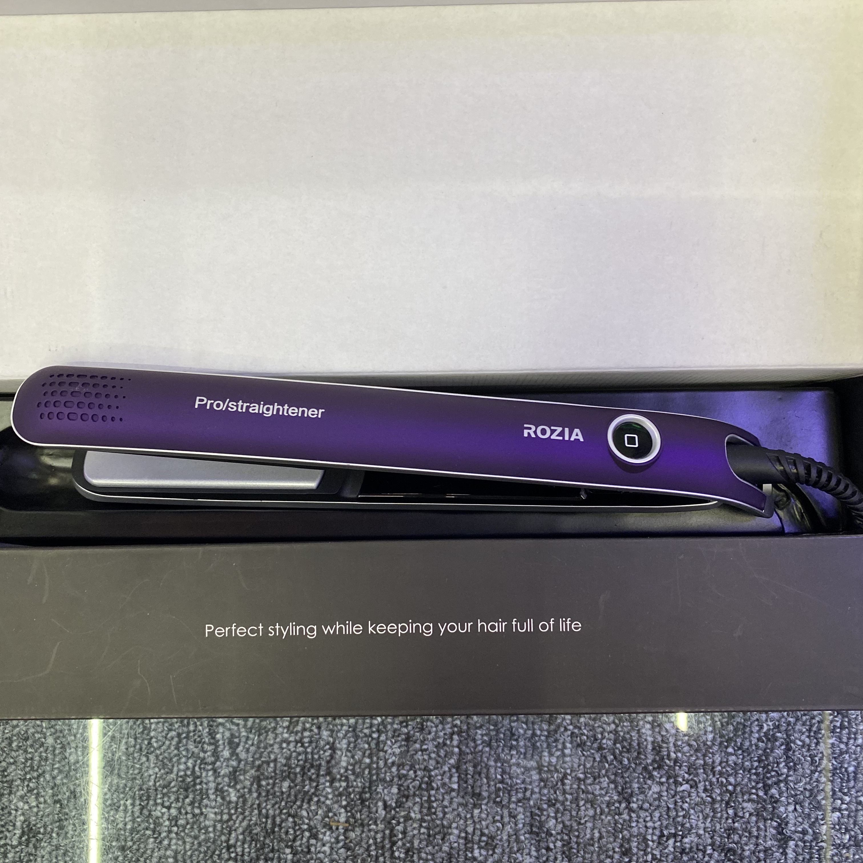 ROZIA hair care products straightening hair splint adjustable temperature HR728 Specification image