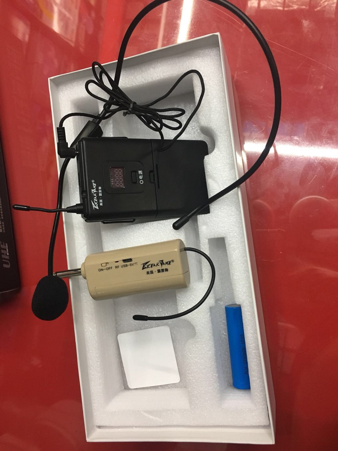 无线话筒教学舞蹈万能带接收器舞台手持家用卡拉ok产品图