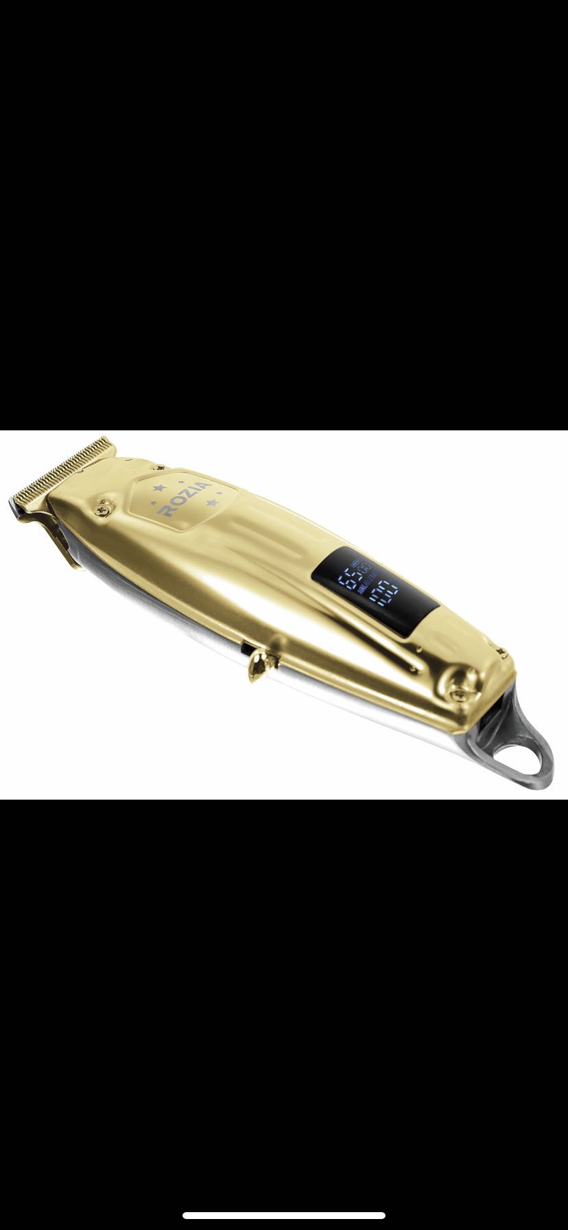 Rozia professional hair clipper with oil head and LED display HQ258 detail image 3
