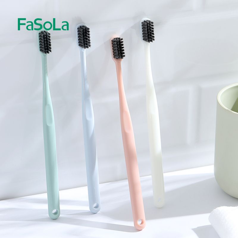Soft-bristled adult toothbrush, individual packaging, large-head spiral, men's and women's household, family size