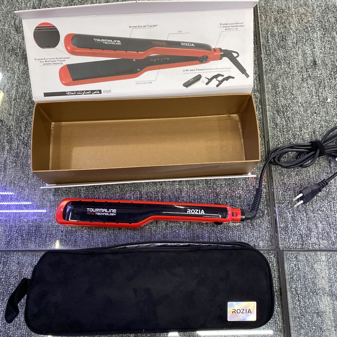 ROZIA hair care products straightening plate LED display adjustable temperature HR709A detail image 2