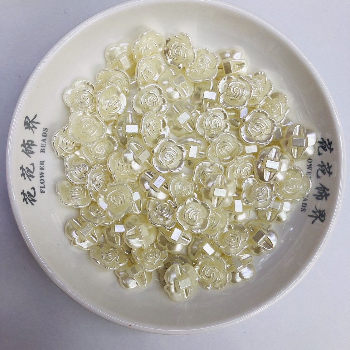 Factory direct ABS imitation pearl flower type abnormity