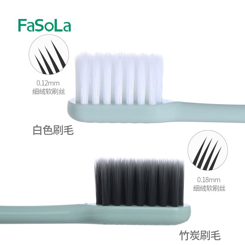 Soft-bristled adult toothbrush, individual packaging, large-head spiral, men's and women's household, family size Specification image