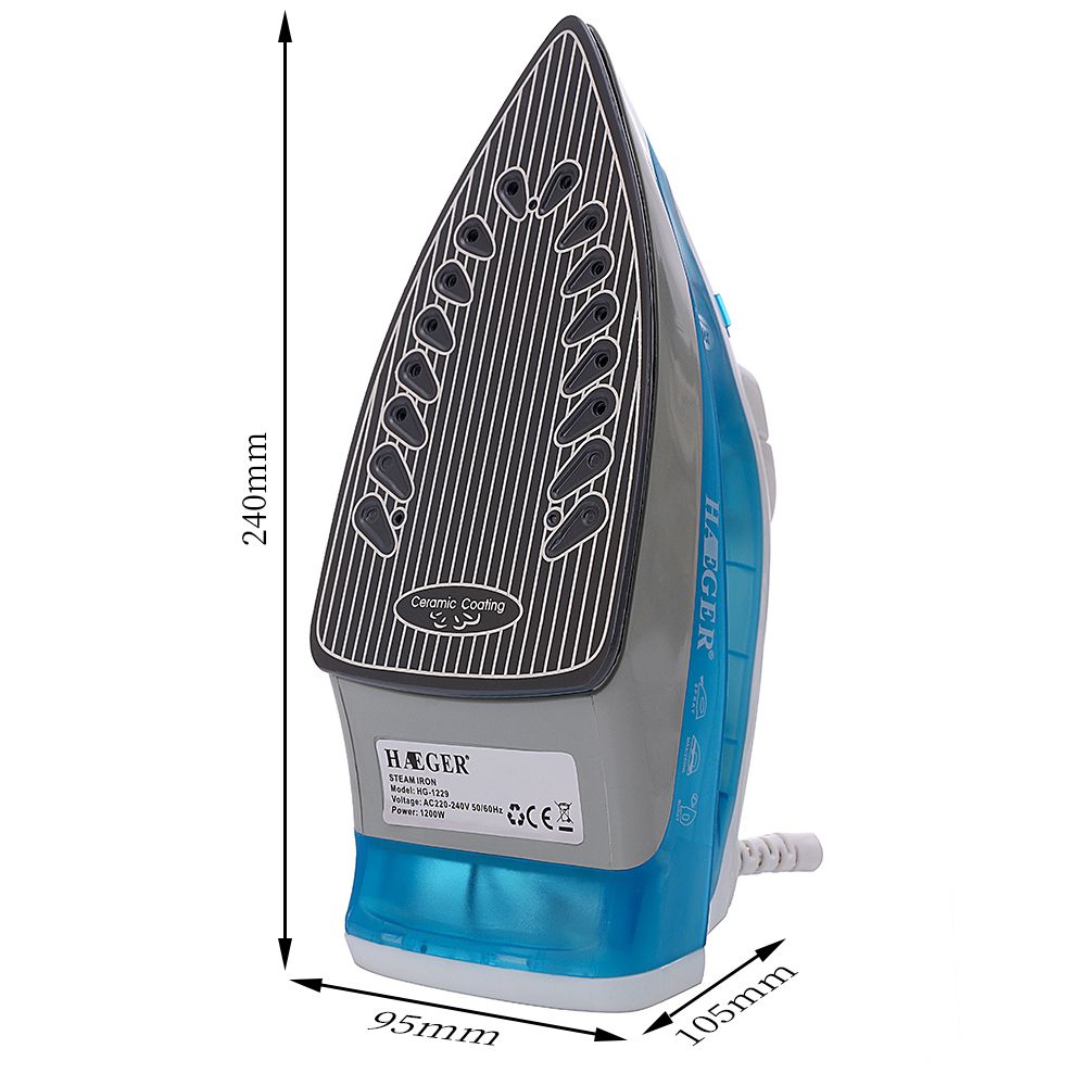 European standard best-selling R.1229 household handheld steam iron, small portable iron 1200W wholesale detail image 12