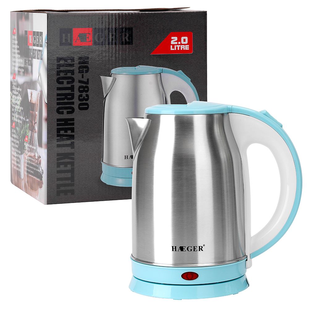RAF European standard wholesale 2.0L stainless steel inner liner electric kettle, quick kettle, household automatic power-off boiling kettle detail image 5
