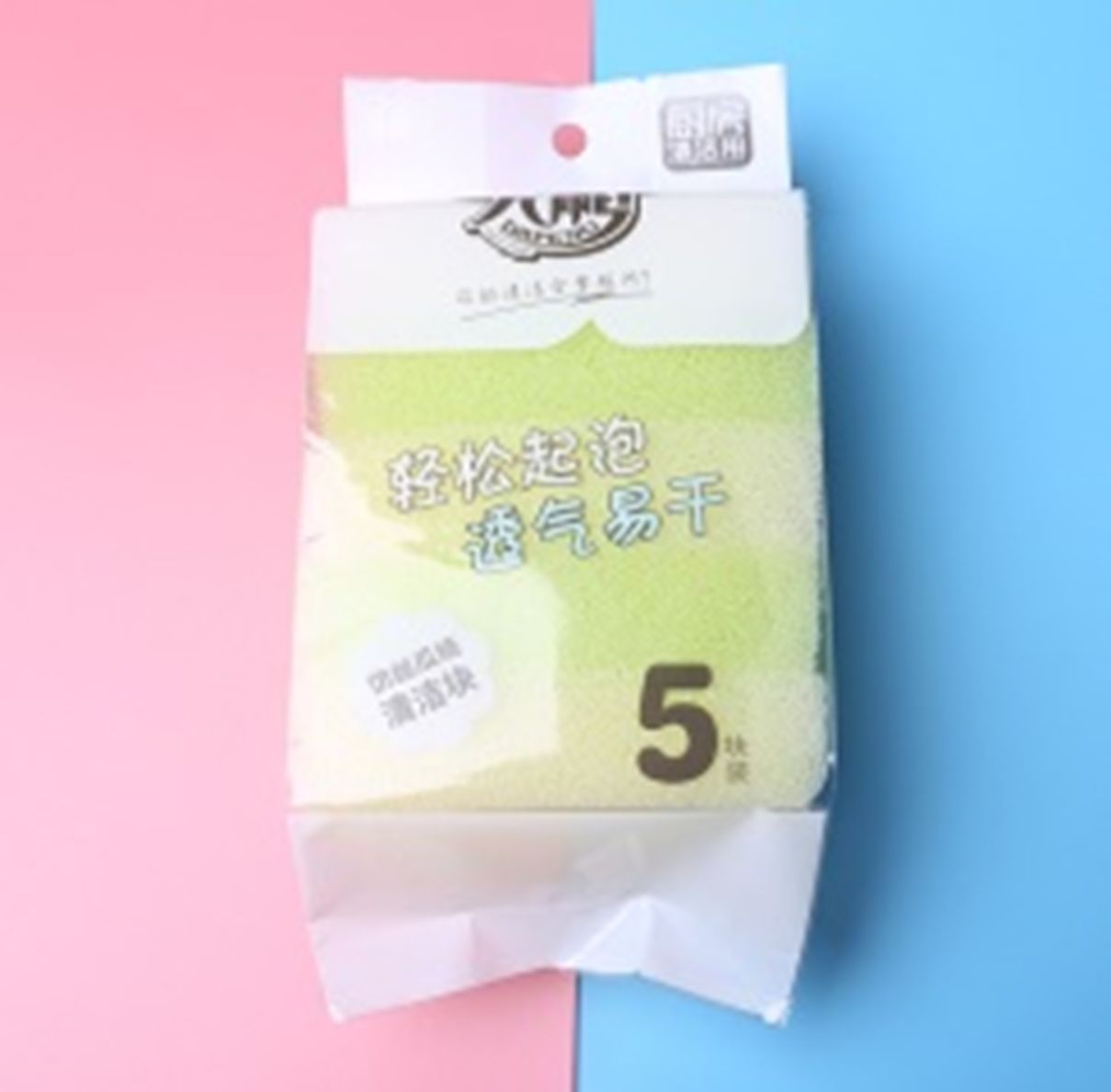 Yiwu Selection Dapeng imitation loofah sponge sponge block (5 pieces) 3669/TZ full figure