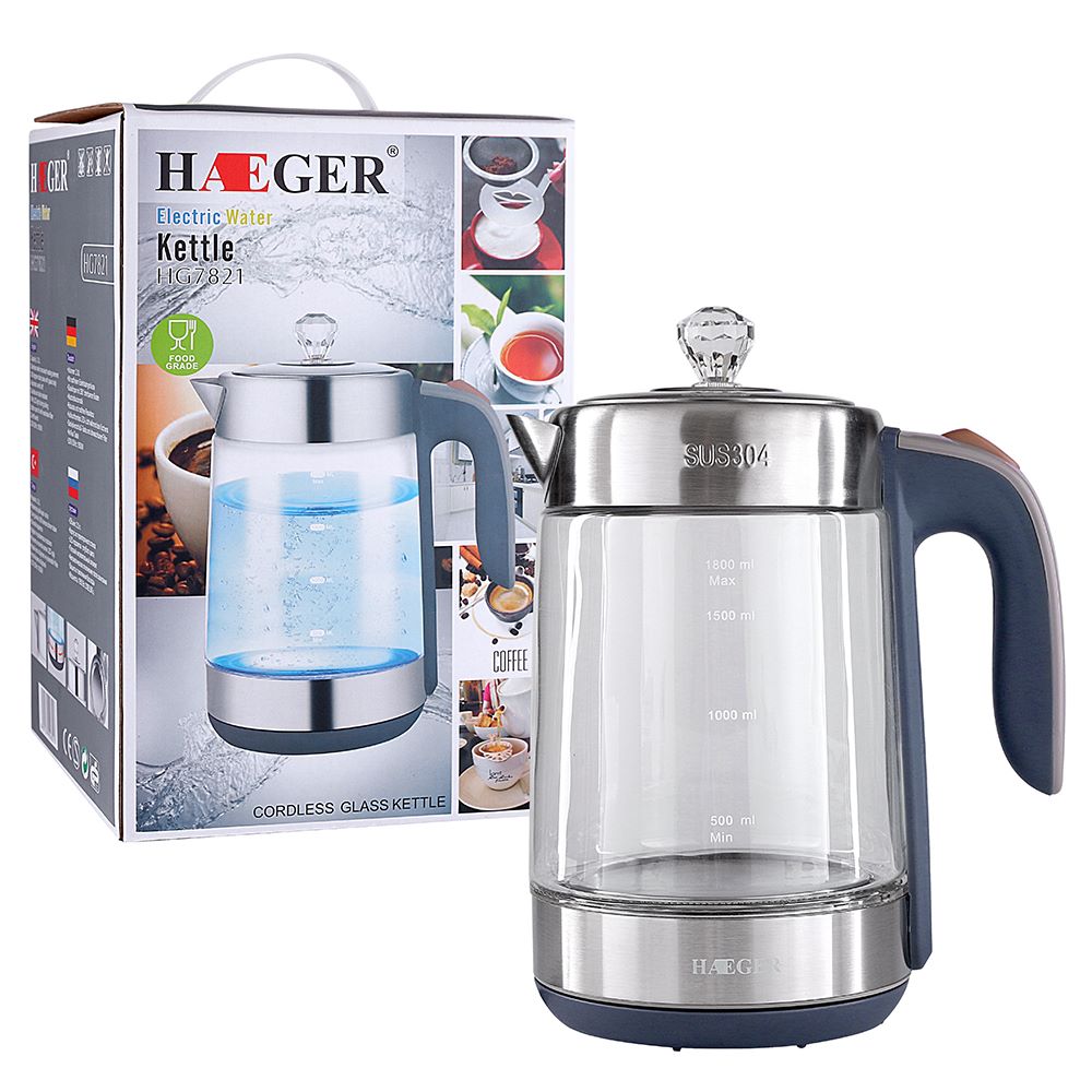 European standard high-power stainless steel anti-dry-burning electric kettle, rapid heating kettle R.7821 detail image 2