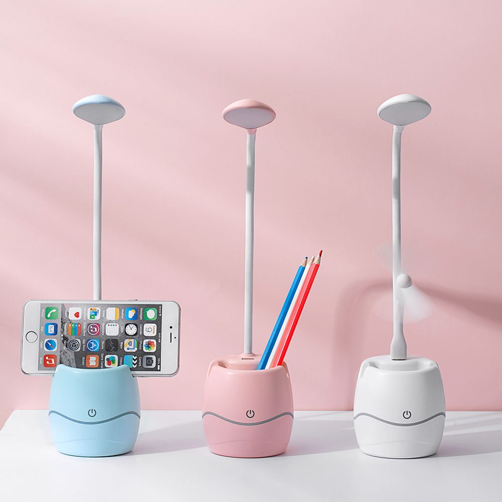 Xiao C Multi-functional Desk Lamp, student dormitory reading eye-protecting desk lamp, bedroom charging LED touch desk lamp