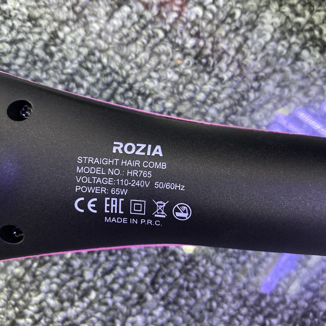 ROZIA hair care products straightening comb with LED display adjustable temperature HR765 detail image 5