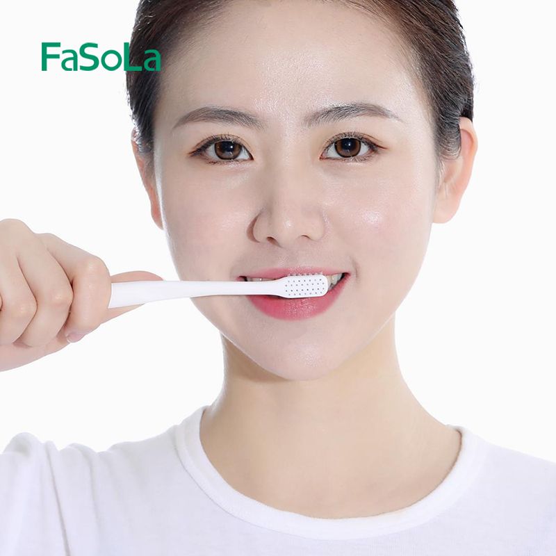Soft-bristled adult toothbrush, individual packaging, large-head spiral, men's and women's household, family size details Picture