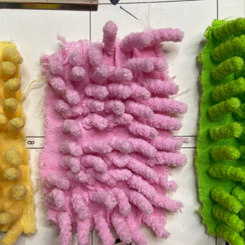 Pink coarse mop fabric, doll pillow fabric, clothing accessories, handicrafts, headwear fabric
