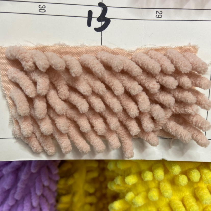 Apricot Thick Mop Fabric Doll Pillow Fabric Clothing Ornaments Arts And Crafts Headdress Fabric