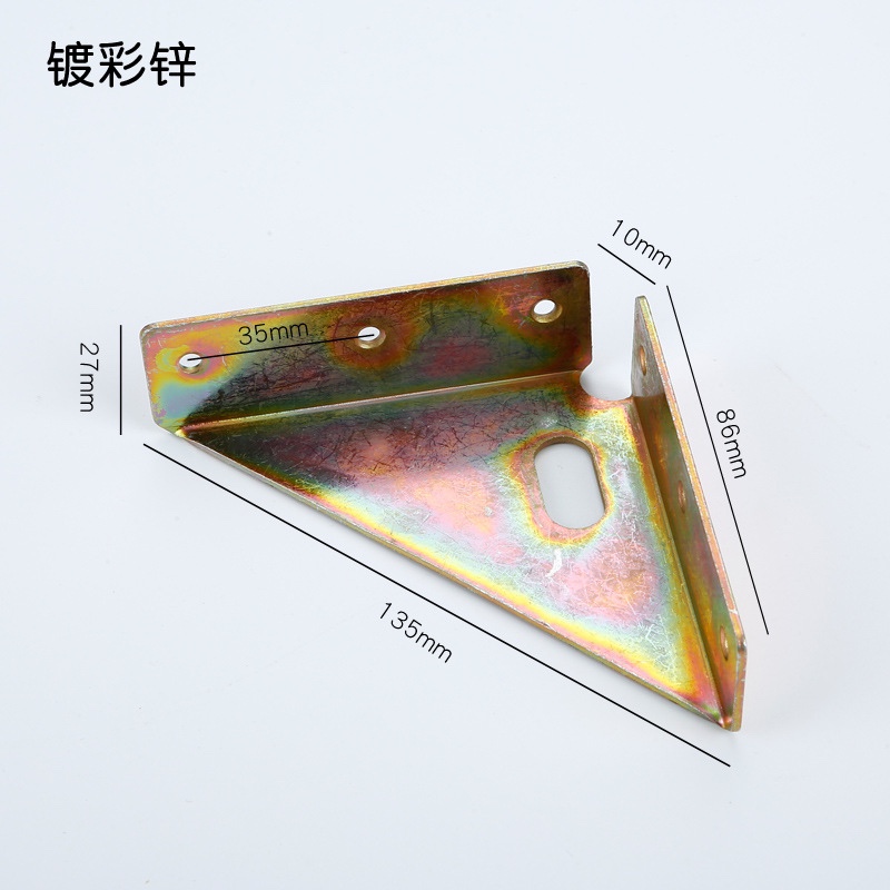 Three-sided fixed iron hanging codes, thickened left and right bed corner braces, hanging corner bed frame accessories, corner code connection parts, furniture hardware Application Scenario