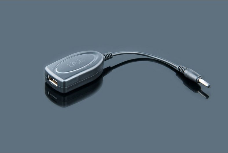 USB转接器 手机充电 手电筒充电转接线 18650移动电源详情图1