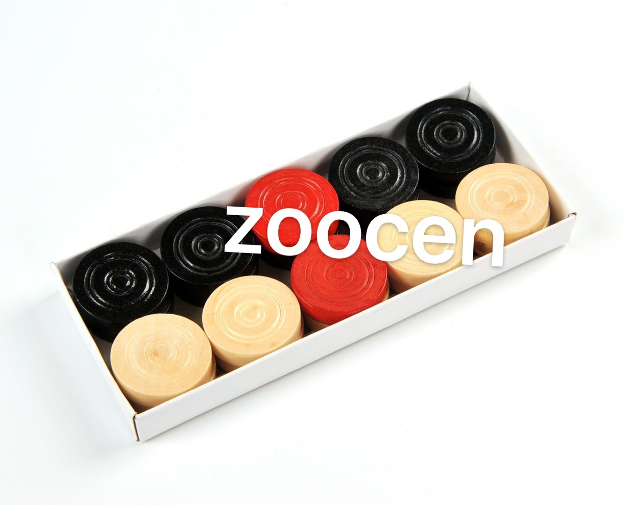 Combined with 20 wood pieces in color box, India Kalon chess thumbnail