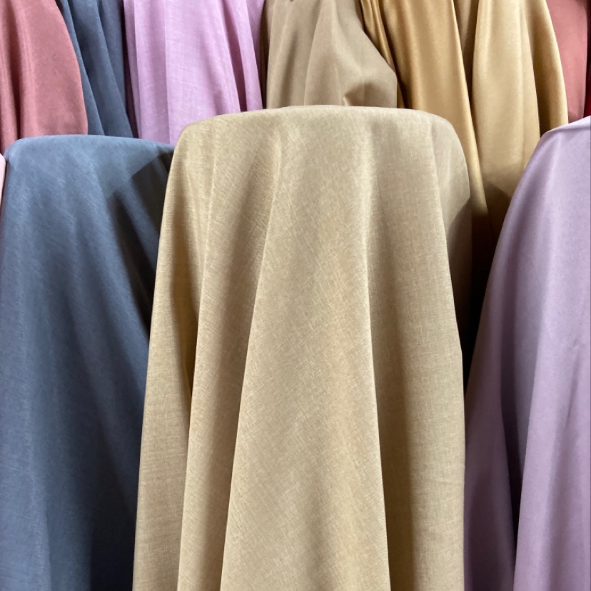 浅棕色韩麻布料服装布料装饰品工艺品头饰面料