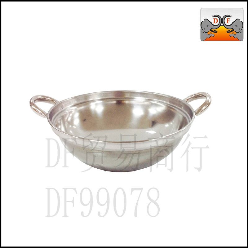 DF99078 Thickened rolled edge bar Ding spill-proof bar pot stainless steel pot pot alcohol pot Bar Ding round bottom dry pot shabu Shabu Dormitory small DF TRADING HOUSE details Picture