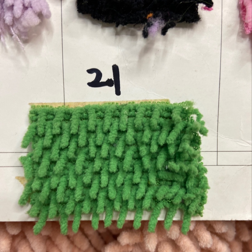 Grass Green Thin Mop Fabric Doll Throw Pillow Fabric Clothing Ornaments Arts And Crafts Headdress Fabric