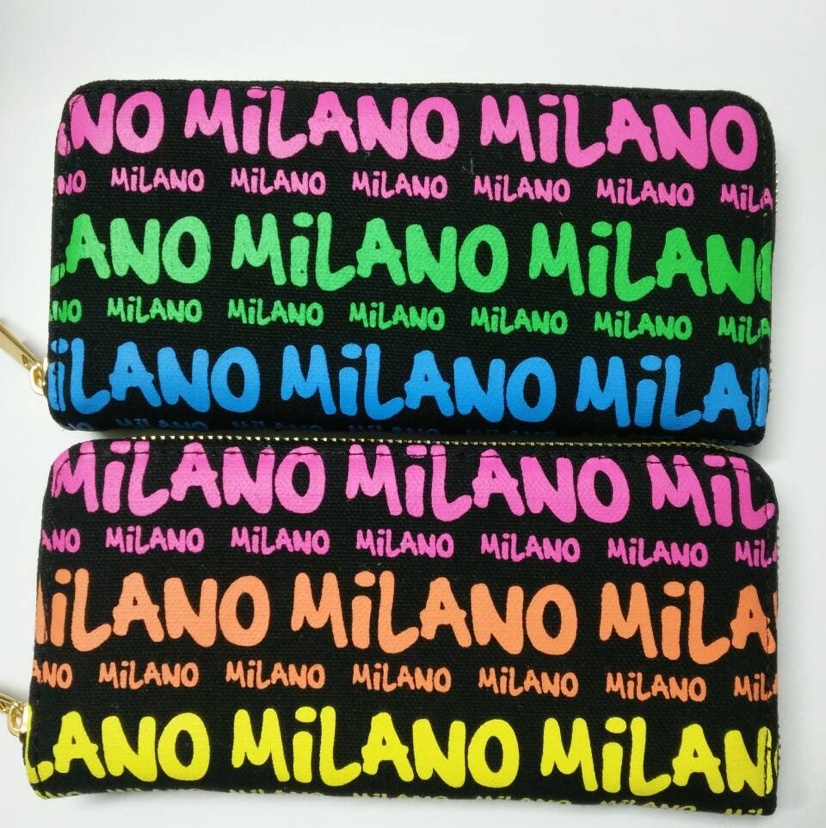 Silk Screen Zipper Bag For Women