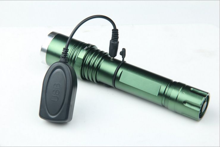USB转接器 手机充电 手电筒充电转接线 18650移动电源详情图5