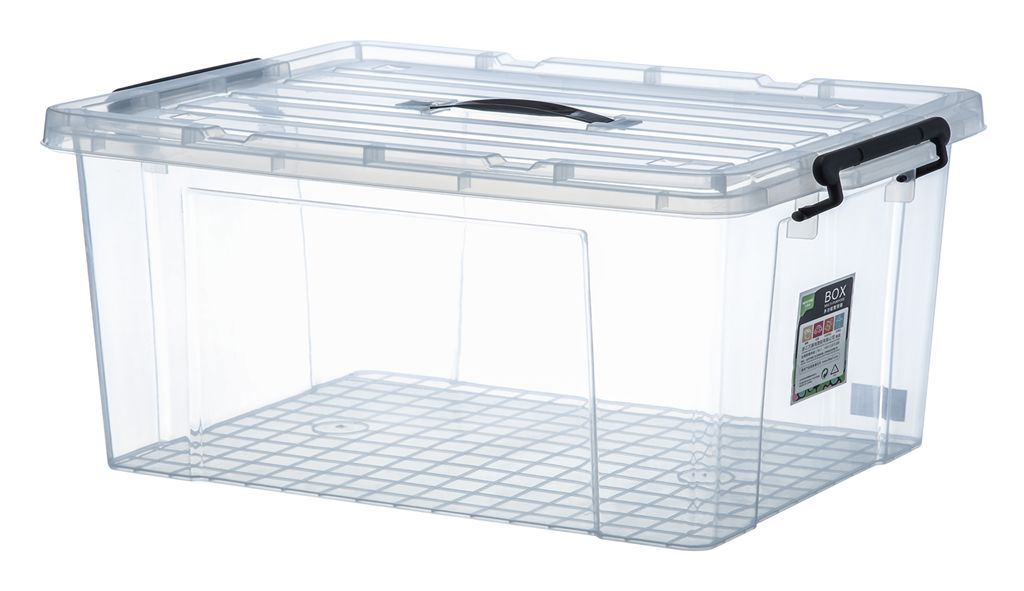 Yiwu Selection Wanyuanhong transparent portable storage box (85L) 1857#/TZ full figure