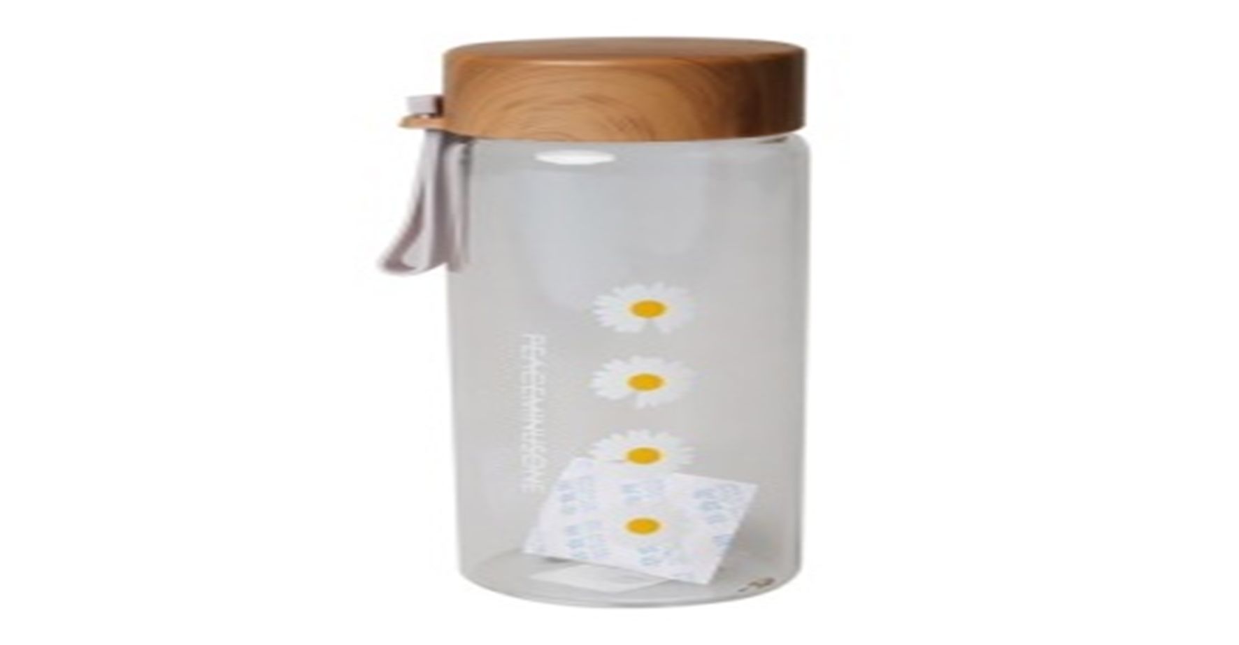 Yiwu Selection 8328 Seymour bamboo grain Daisy glass cup 330ml full figure