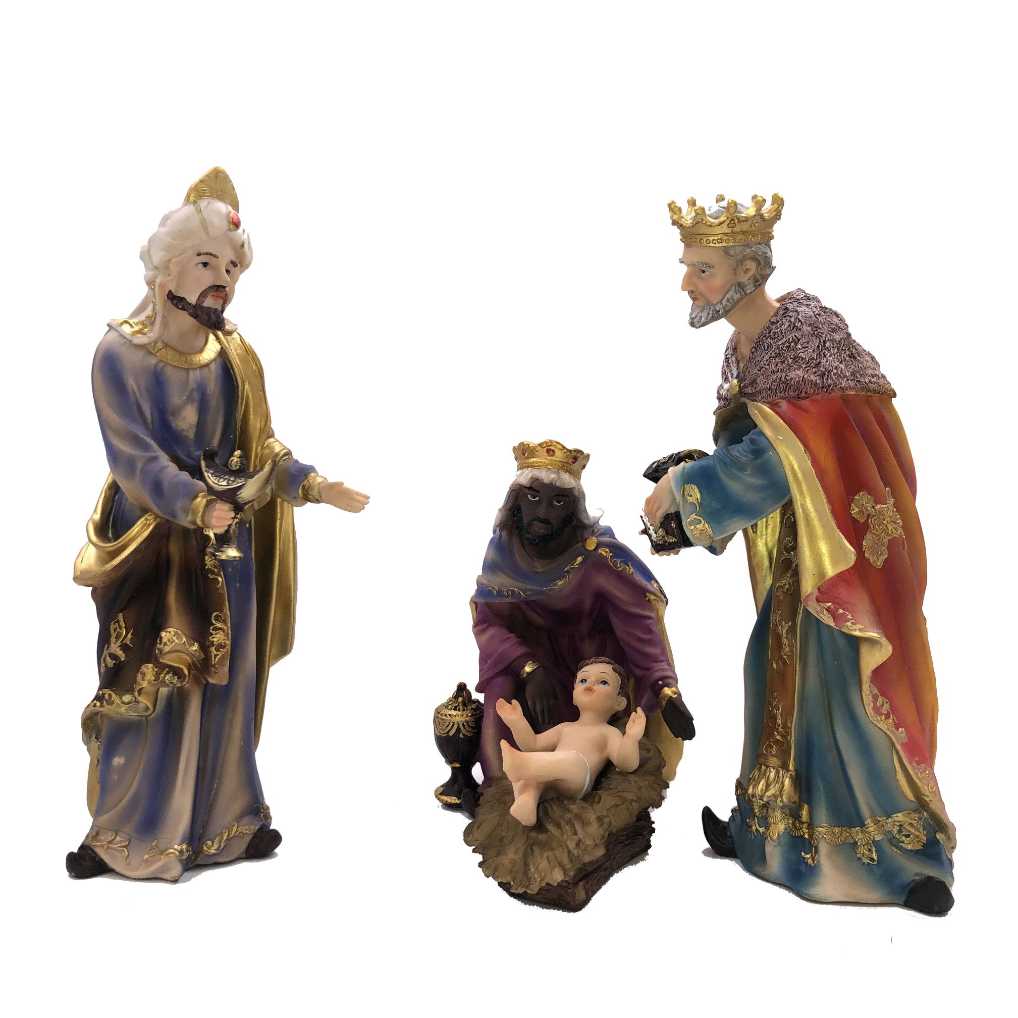 High-quality resin birth manger set for Christmas interior decoration and Christmas gifts detail image 3