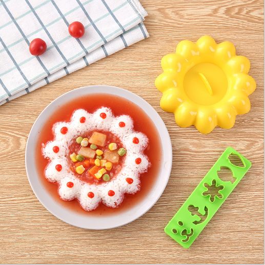 Rabbit Dolphin Rice Mold 4-piece Set, bento, Rice ball, Sushi Mold, Kitchen DIY set details Picture