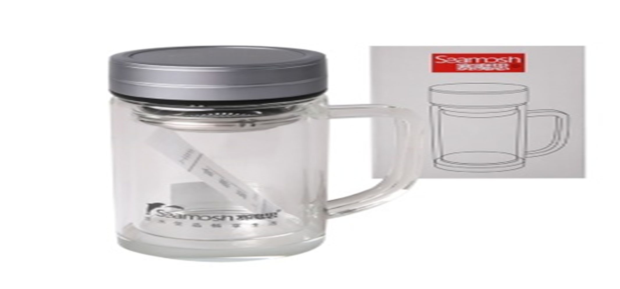 Yiwu Selection 8803 Symonds double crystal Glass 320ml S-8803#/TZ full figure