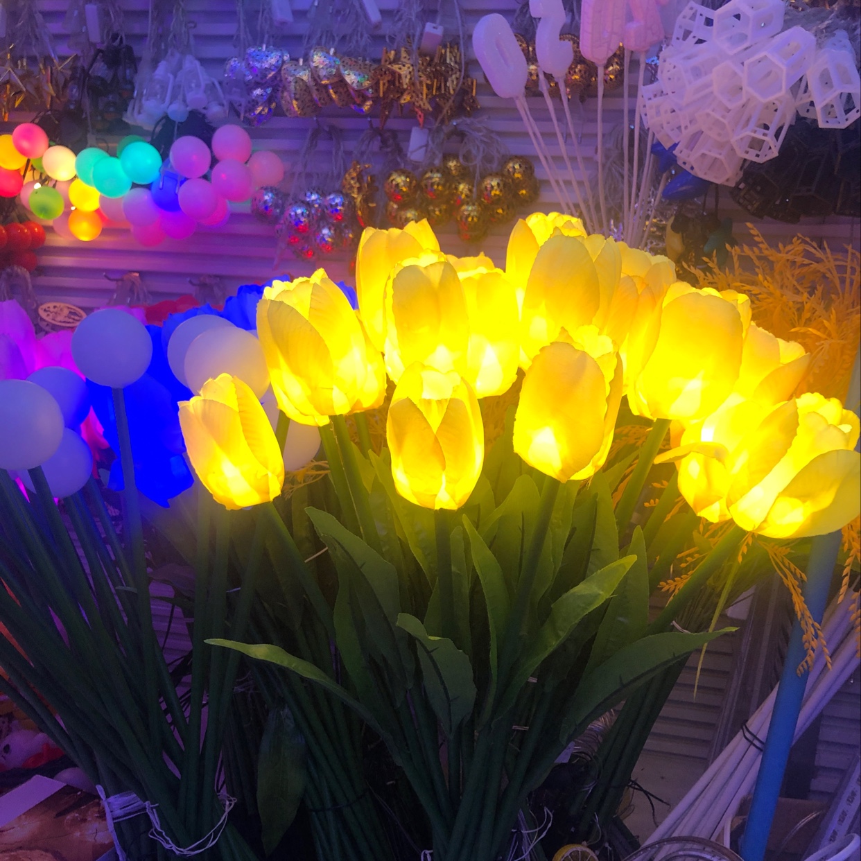 郁金香花 地插花