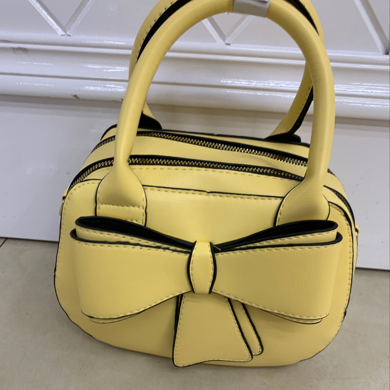 2020年新款时尚蝴蝶结，单肩，斜挎手提女包，双拉链，女包产品图