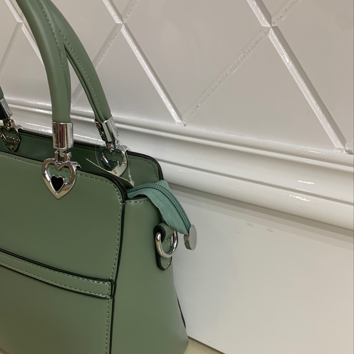 2020年新款蝴蝶结，手提pu，斜挎，女大包细节图