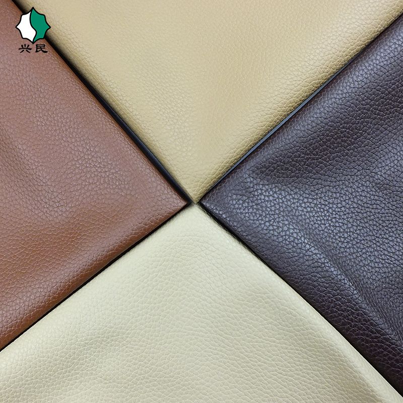 Factory direct sales of pvc leather printed large lychee pattern car leather packaging box seat cover leather fabric. Customized according to samples