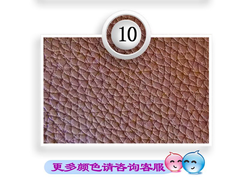 Factory direct sales of pvc leather printed large lychee pattern car leather packaging box seat cover leather fabric. Customized according to samples pic 9