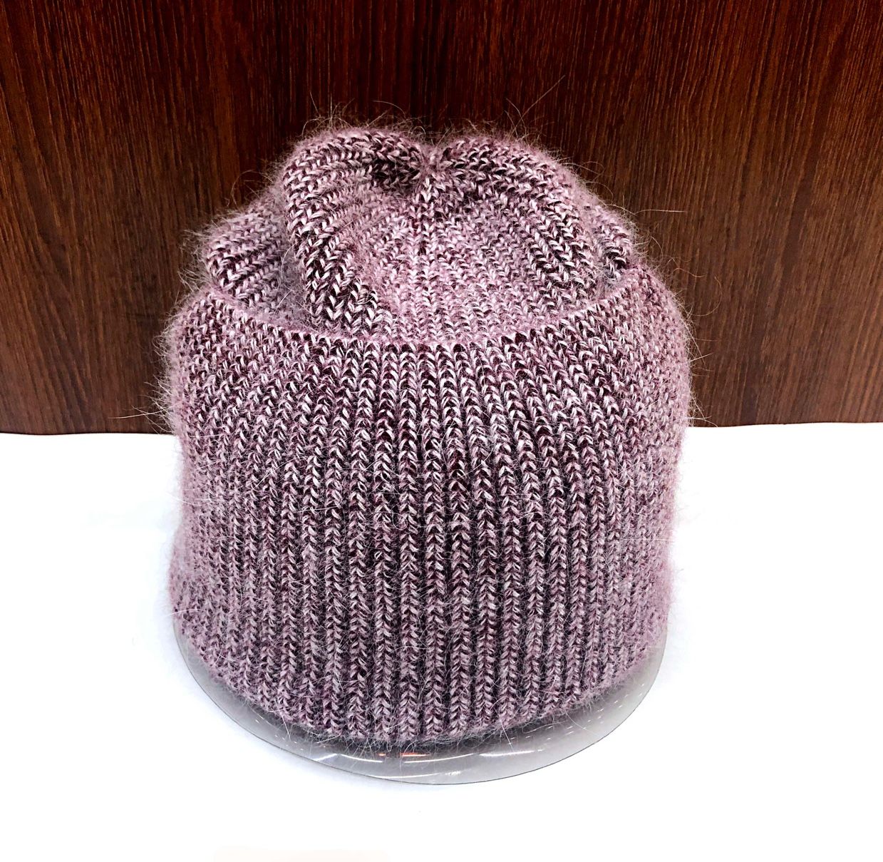 Angolan rabbit fur thickened double-layer pullover ski one-piece hat, suitable for both men and women, winter warm wool hat for grandpas and grandmas detail image 10