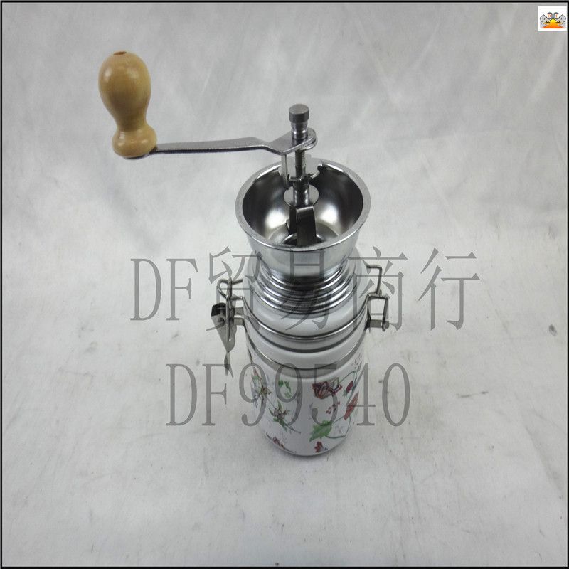 DF99540   咖啡研磨机304不锈钢手磨咖啡豆机磨粉机器咖啡豆磨豆机家用    DF TRADING HOUSE