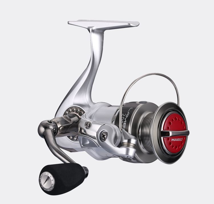 Helber fishing gear Rambo series of all metal fishing line jadeite fishing luya fishing wheel sea pole cast pole long throw spinning wheel details Picture