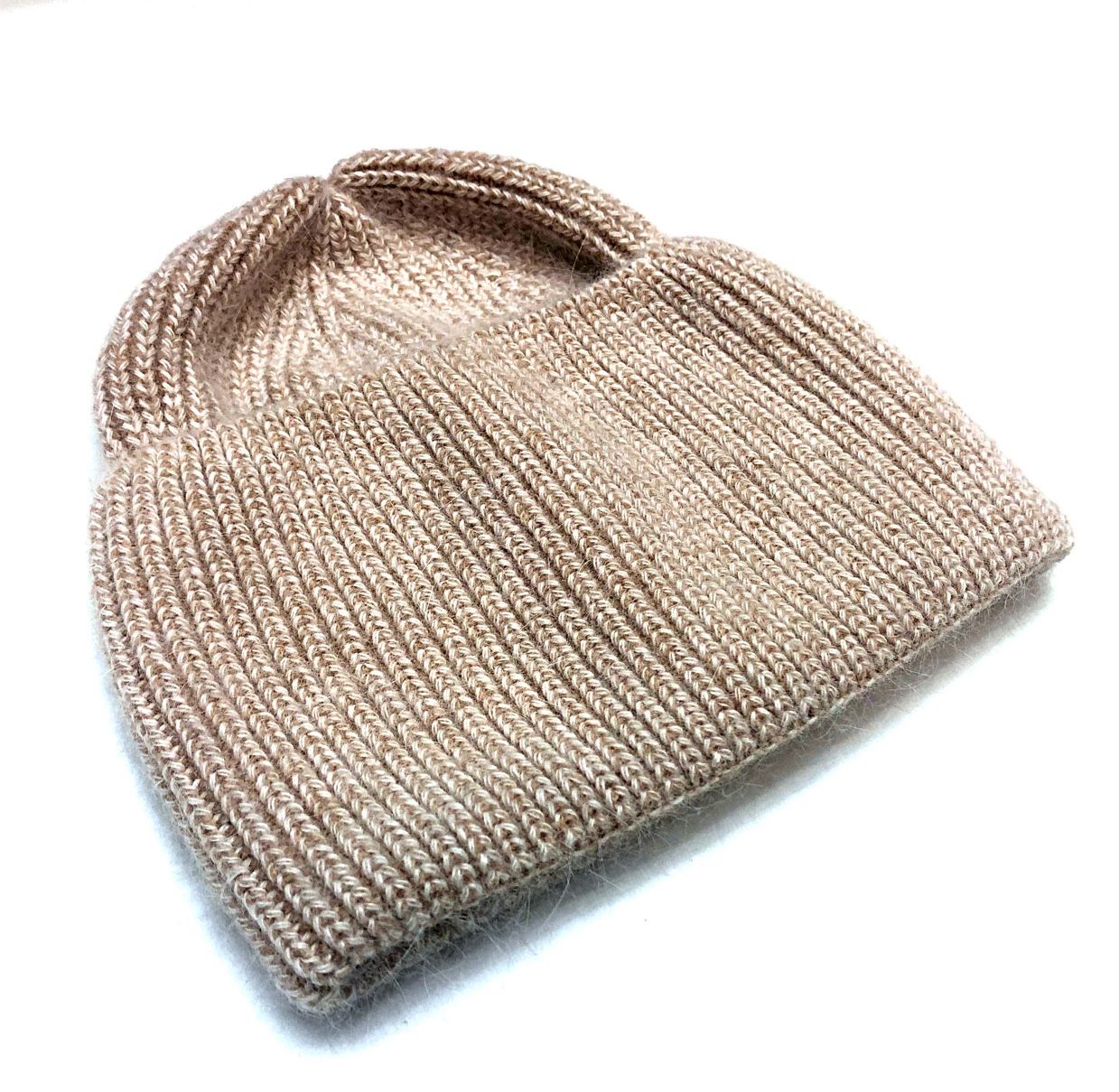 Angolan rabbit fur thickened double-layer pullover ski one-piece hat, suitable for both men and women, winter warm wool hat for grandpas and grandmas detail image 8