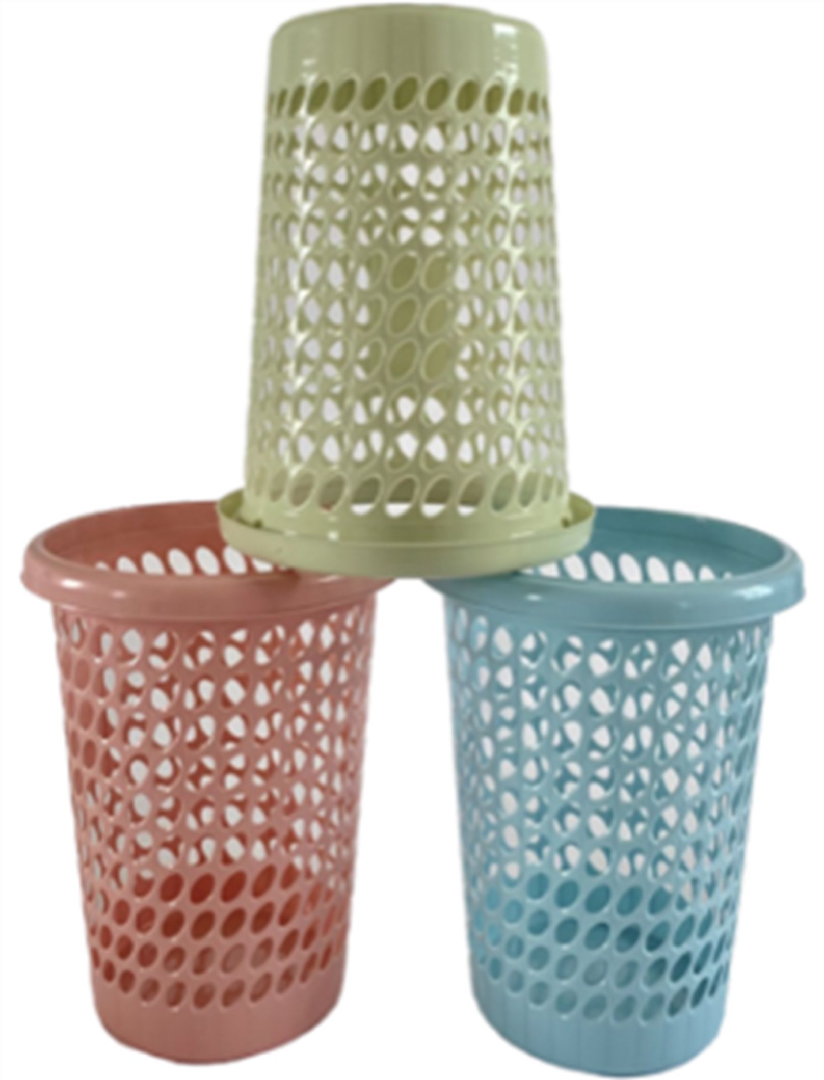 Yiwu good Goods Rongshikang RSK-606 simple waste paper basket 3606#/TZ full figure