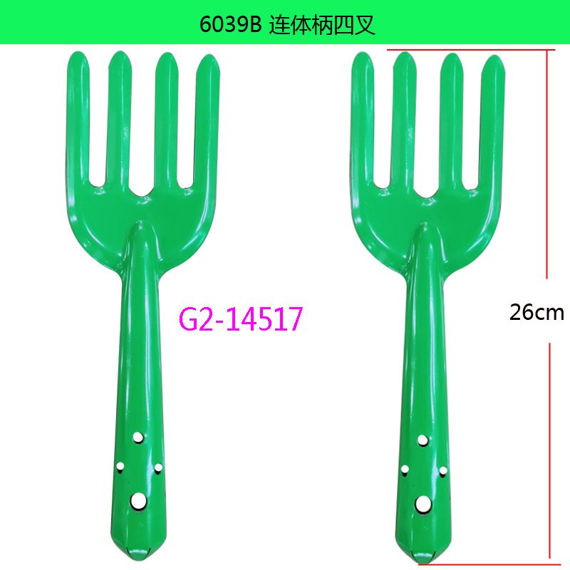 6039B四叉6039C连体柄五爪园林工具园林铲五金工具详情图3