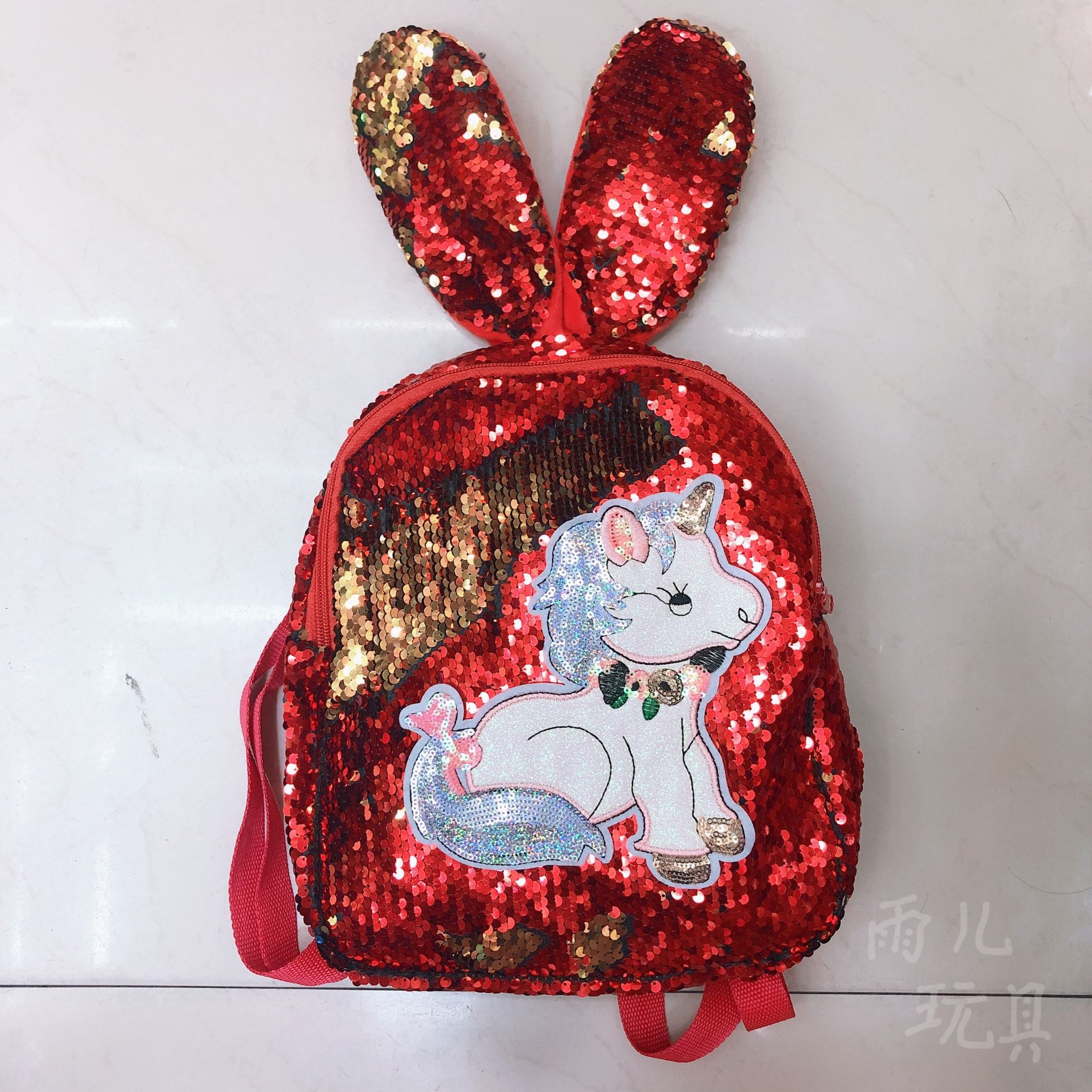 حقيبة ليكورن لامعة، حقيبة من الكتف للأطفال، حقيبة ليكورن الكورية detail image 3