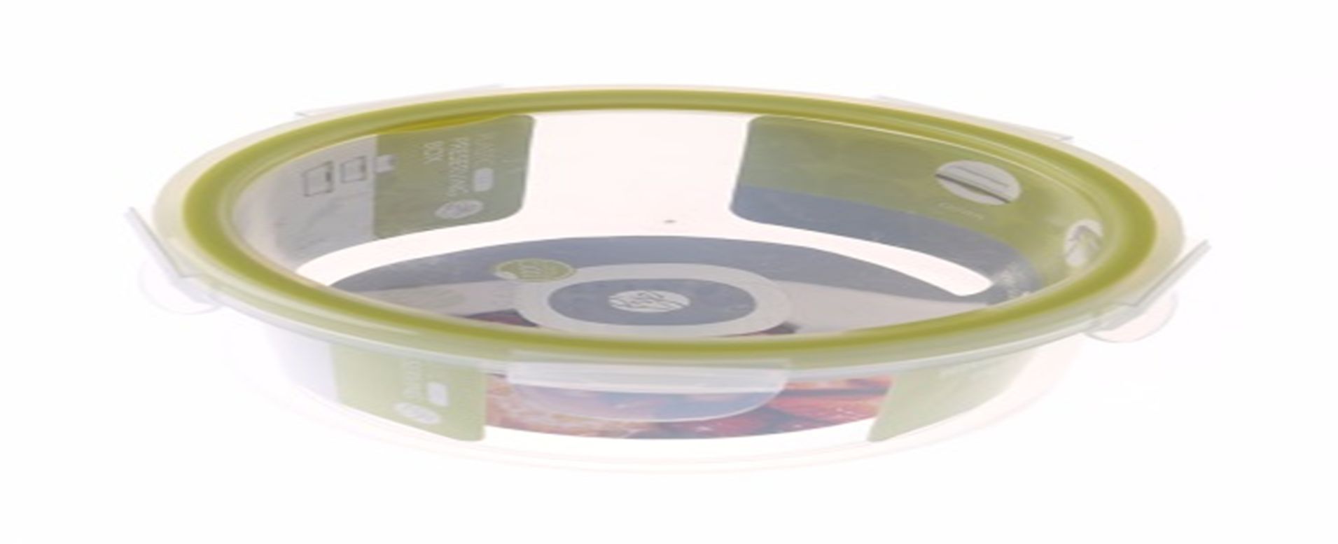 Yiwu Selection General Industry 1L round plastic wrap crisper PY-1559#/TZ full figure