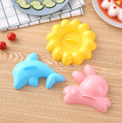 Rabbit Dolphin Rice Mold 4-piece Set, bento, Rice ball, Sushi Mold, Kitchen DIY set Specification image