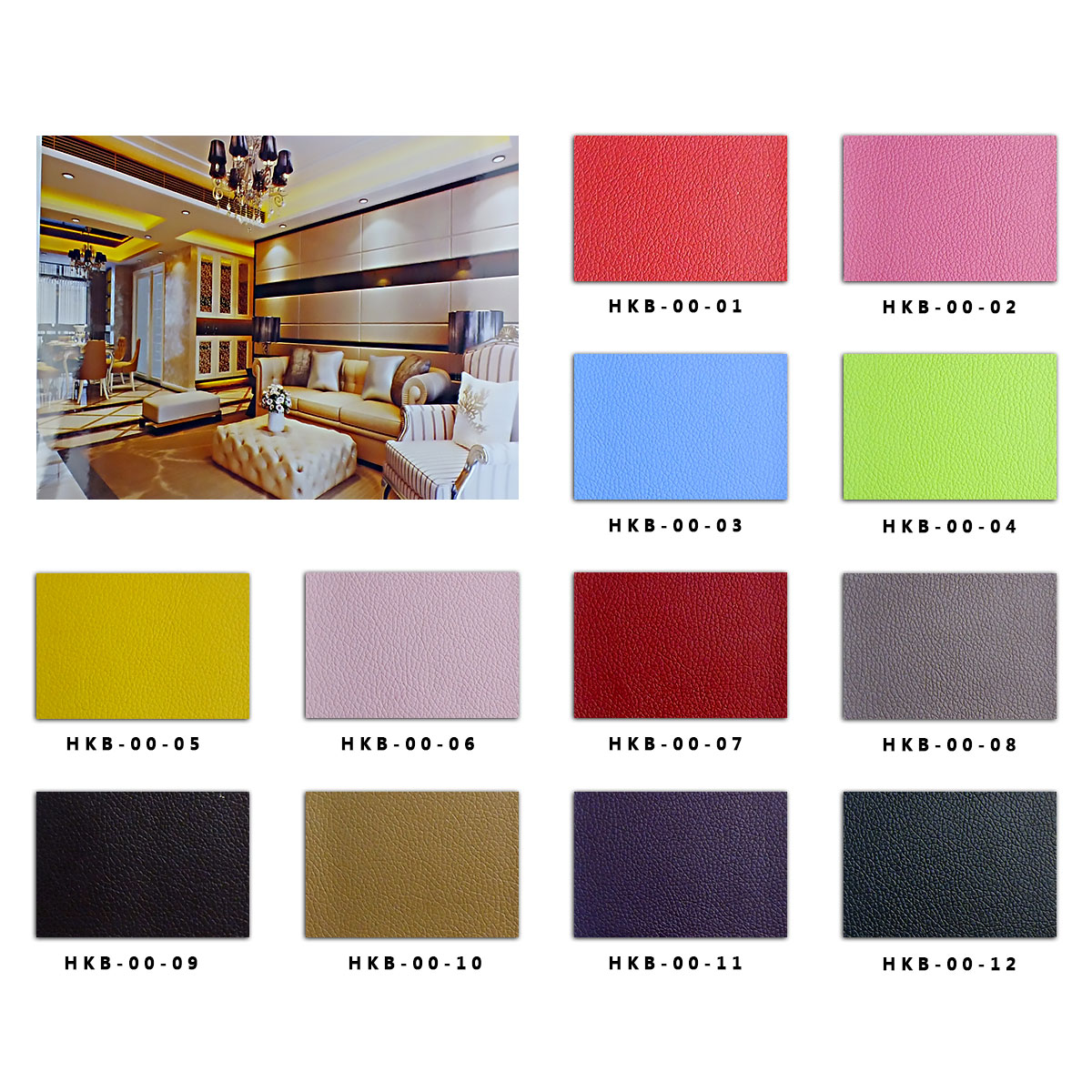 Factory direct sales of leather fabric soft package odorless flame-retardant engineering soft package leather hard material leather decorative leather 0.1