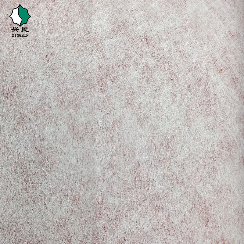 PVC artificial leather spunlace fabric base leather processing leather stationery handbag trademark shoe label eyeglass case fabric leather customization Specification image