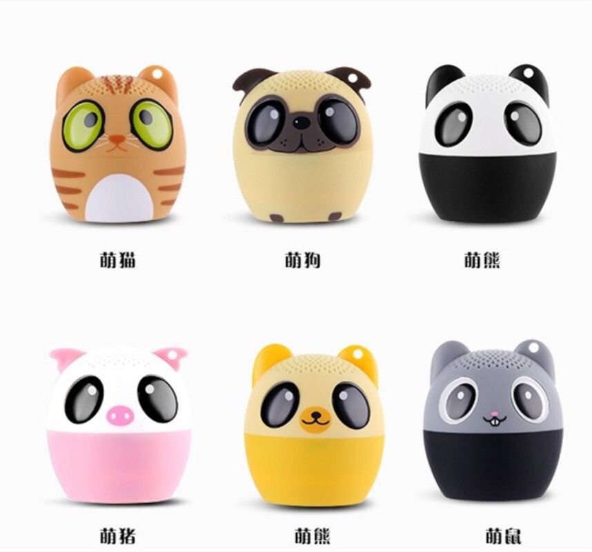 BM6D cute pet mini outdoor portable small stereo creative cartoon gift thumbnail