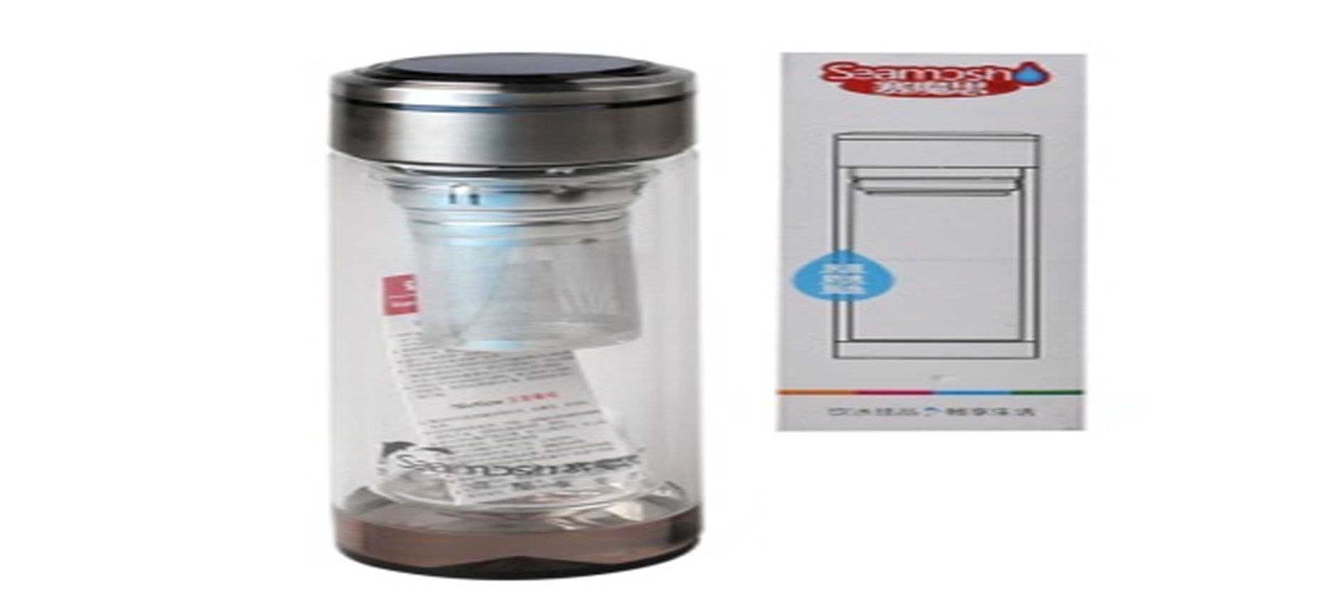 Yiwu Selection 8825 Seymour Drop brick double crystal cup 280ml S-8825 #/TZ full figure