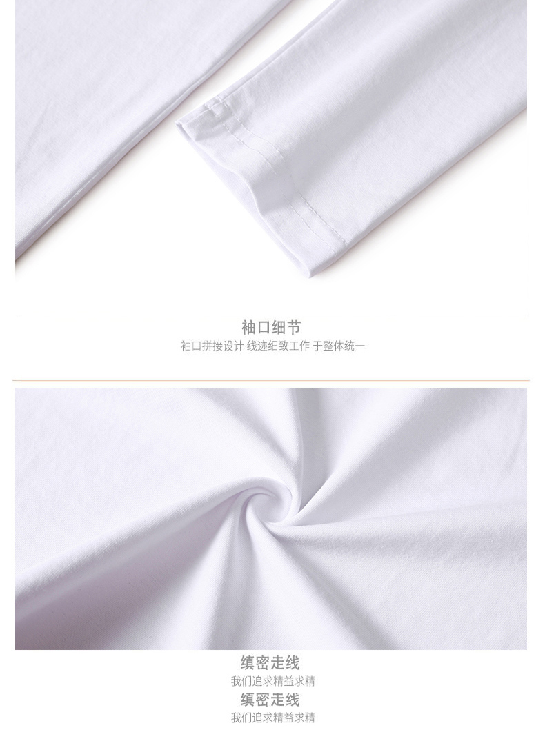 2020新款长袖印花t恤衫女装纯棉短款时尚洋气V领气质打底衫上衣潮详情图19