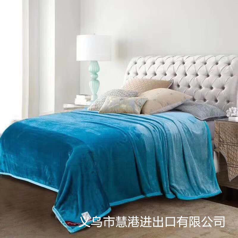 法兰绒毯实物图